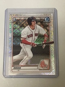 JARREN DURAN 2020 Bowman Chrome 1st Mega Box #BCP-144 Mojo Refractor Rookie RC - Picture 1 of 3