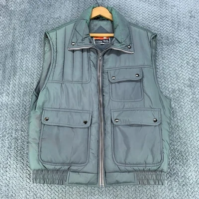 VTG Ozark Trail Puffer Vest Men's Size Large Snap Buttons Outdoors Retro Classic - Image 1 of 4