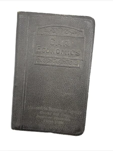 1931 Knickerbocker Leather Car Economics  Insurance Agent Miniature Book  - Picture 1 of 9