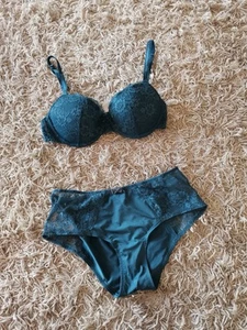 BH - Set blau Gr75B Hipster Gr. S Neuwertig! - Bild 1 von 6