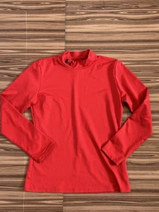 Youth Under Armour Coldgear Mock Turtle Compression Red size Youth XL - Picture 1 of 6