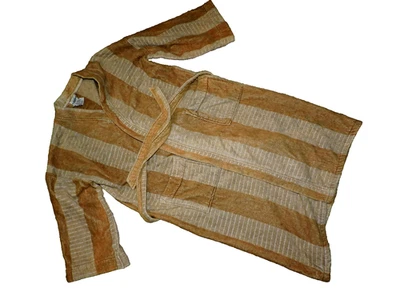 Bata de albornoz vintage Knightsbridge de algodón pesado tostado de felpa talla única para la mayoría Foto 1 de 4