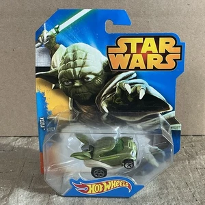 2014 Hot Wheels Star Wars Yoda Charakter Auto Druckguss - Bild 1 von 4