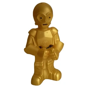"Figura coleccionable juguete de baño dorado de 5"" de Disney Star Wars C3PO 2008" - Imagen 1 de 5