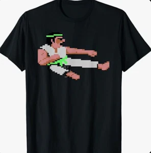 IK+ International Karate T-shirt Amiga Spectrum Retro Classic Gaming - Picture 1 of 2