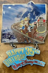 LE Disney Spilla Cast Topolino Minnie Buon 35° Compleanno Everest Paperino Margherita Fab 4 - Foto 1 di 2