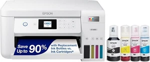 Epson EcoTank ET-2850 Color Inkjet All-In-One Printer - White - Picture 1 of 8