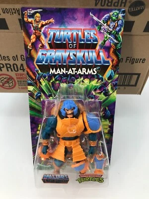 Figura Mattel Man At Arms Turtles of Grayskull MOTU Origins x TMNT SIN PERFORAR Foto 1 de 4