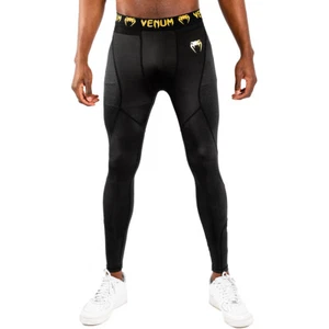 Venum G-Fit Compression Spats - Black/Gold - Picture 1 of 45