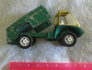 Vintage 1969 GABRIEL INDUSTRIES Green Yellow Dump Truck TOY Hubley *see photos* - Picture 1 of 9