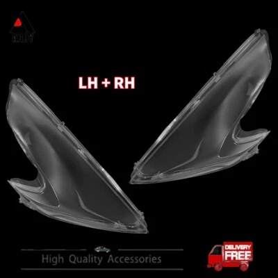 Pair Front Driver&Passenger Headlight Lens Cover For Nissan 370Z 2009-2021 LH+RH - Image 1 of 4