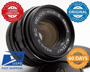 US-Verkäufer Helios 44m-6 CLA 58mm f2 Portrait Bokeh Portrait Objektiv DSLR M42 Mount  - Bild 1 von 12