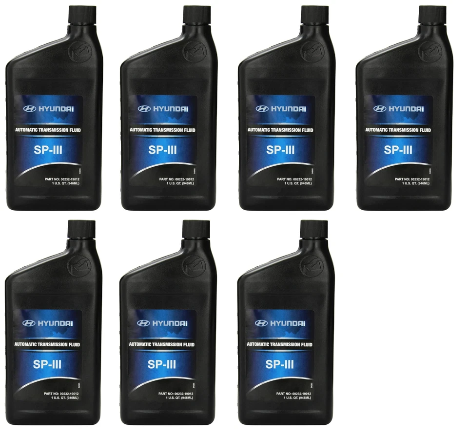 for HYUNDAI Genuine SPIII SP3 Automatic Transmission Fluid Pack of 7 Qts - Image 1 of 1