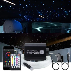 16W Fiber Optic Lights Star Ceiling Light Kit APP Control for Car & Home, - Picture 1 of 22