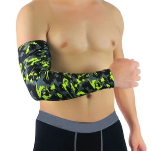 Mens Arm Sleeve Camouflage Cycling Running Protective Sports Supports Protection - Picture 1 of 10