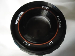 Promaster MC f=50mm lens 1:1.7 Pentax mount - Picture 1 of 8