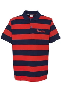 KangaROOS Camiseta Polo Rugby Camisa Hombre Manga Corta Algodón Rojo XL 3XL - Imagen 1 de 5