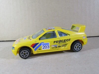 823W Burago 4190 Italia Peugeot 405 T16 Rally Parigi Dakar 1990 #203 Vatanen 1: - Immagine 1 di 4
