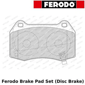 Set pastiglie freno Ferodo - anteriori - adatte a Nissan 350Z Coupè, Roadster (Z33) 2002-2008 - Foto 1 di 3