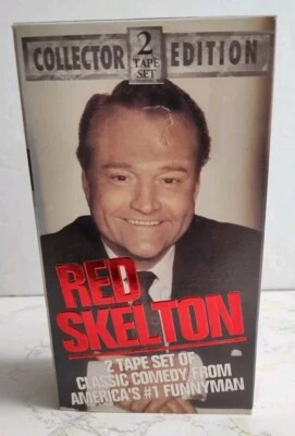 Red Skelton VHS 2 Tape Set Collector Edition Classic Comedy Funny - Image 1 of 3