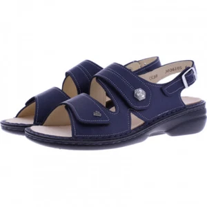 Finn Comfort / Milos / Atlantic-Blau / Wechselfußbett / Art: 02560-604041 / Dame