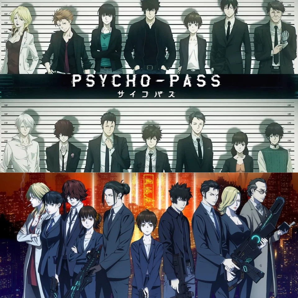 Psycho-Pass Season 1-3 + 4 Movies Anime Eng Dub Sub Free Ship US Region All DVD - Image 1 of 4