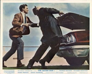 SATAN BUG GEORGE MAHARIS FORD GALAXY CAR LOBBY CARD