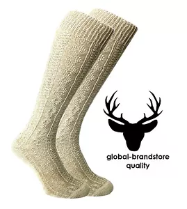 Trachtenstrümpfe Trachten-Kniestrümpfe Trachtensocken knielang Wiesn/Oktoberfest - Bild 1 von 6