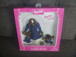 Mattel # 17292 Barbie & Kelly Matching Styles Coats Fashion Avenue NOS - Picture 1 of 4