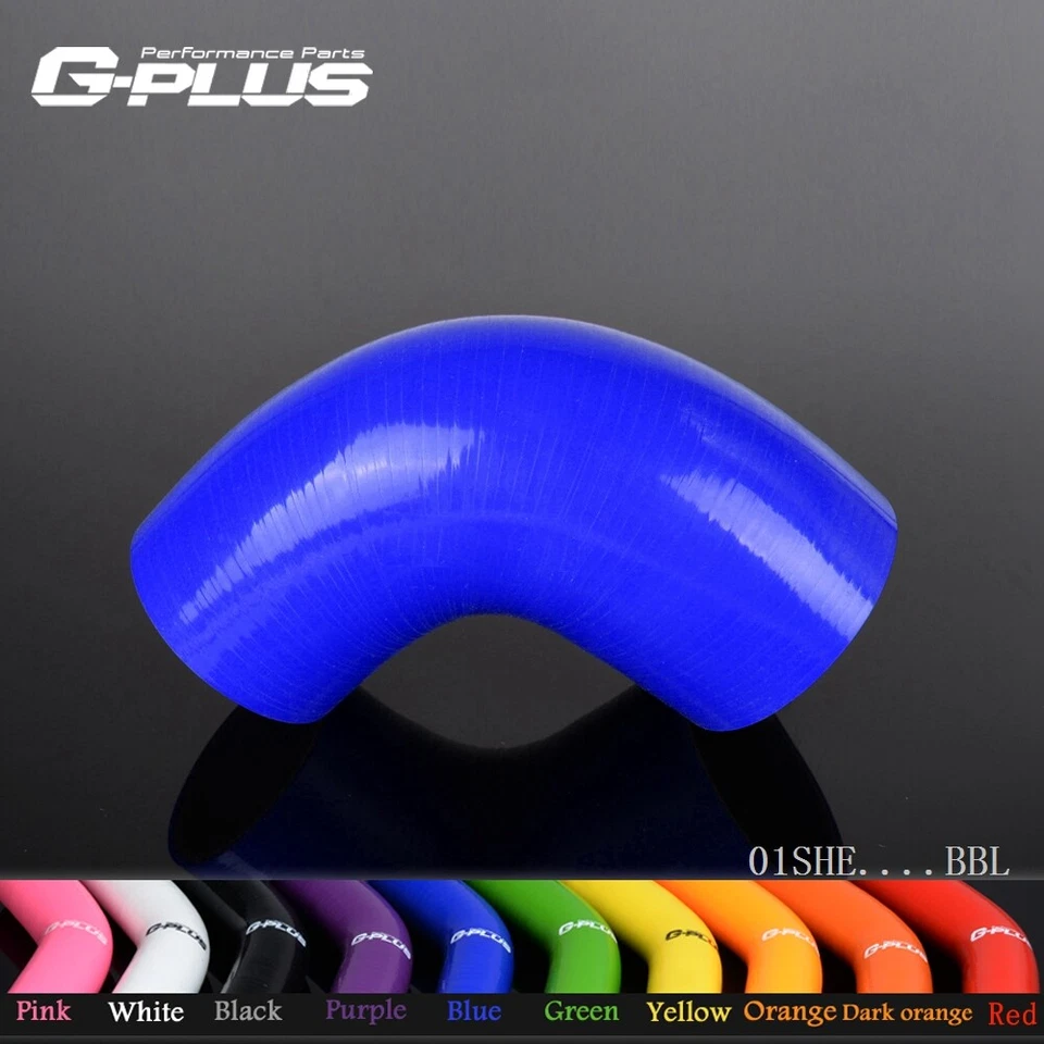 Fit For 25mm - 35mm 90 Degree Tube Turbo Silicone Elbow Coupler Piping Hose Blue - Image 1 of 4