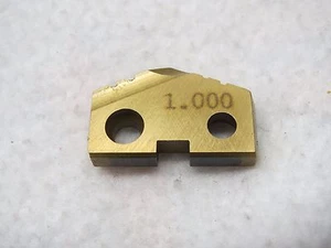 MADISON CUTTING TOOLS Tru-Lok Spade Drill Insert 1.000" T-15 HSS Tin Series II - Picture 1 of 5