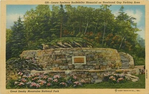 Postal del Parque Nacional Laura Spelman Rockefeller recién descubierta Gap Smoky Mountains - Imagen 1 de 2