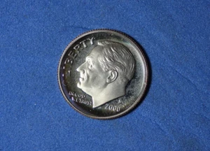 2000-S ROOSEVELT ONE DIME CLAD #P29523 - Bild 1 von 2