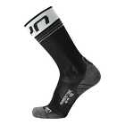 UYN Herren Running Socken - One Mid Socks, Crew Socken, Polyamide, Logo Schwa...