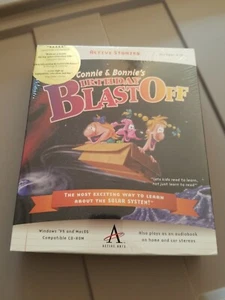 Connie & Bonnie's Birthday Blast-Off PC MAC CD learn planets solar system stars! - Picture 1 of 2
