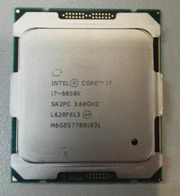Intel Core i7-6850K 6-Core 3.6GHz 15MB 12 T LGA2011-3 140W CPU Processor - Image 1 of 4