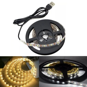 USB Led Strip Lights 5V SMD 2835 5M 300LED 60leds/m LED Strips USB Cable - Picture 1 of 35