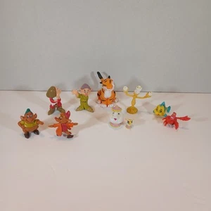 10 Pequeñas Figuras Disney PVC Raj Cenicienta La Bella Durmiente Bestia Sirena - Imagen 1 de 10