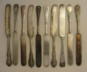 10 ANTIKE KUNSTVOLLE JUGENDMESSER IN HANDWERKSQUALITÄT KONVOLUT *166 - Bild 1 von 11