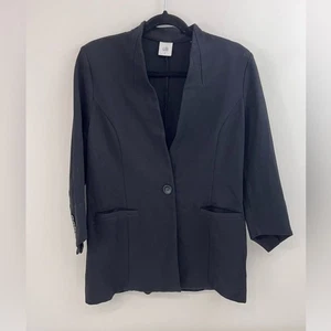 Chaqueta Blazer Tejida cAbi #3026 Turner Ponte Longline Talla 6 - Imagen 1 de 6