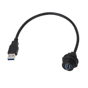USB 3.0 -Stecker Panel USB 3.0 Panel Mount Connector Männliche Frauen Für - Bild 1 von 22