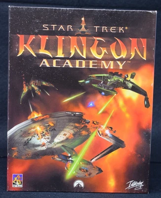 Star Trek Klingon Academy - BIG BOX - Windows PC - UK - Complete - CLEAN DISCS - Image 1 of 4