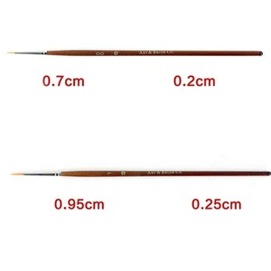7PCS Line Drawing Brushes Artist Paint Brushes Watercolor Oil Painting Brush - Picture 1 of 12