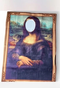 Disfraces murales de Mona Lisa para adultos disfraces de actuación de fiesta parodias divertidas Halloween - Imagen 1 de 6