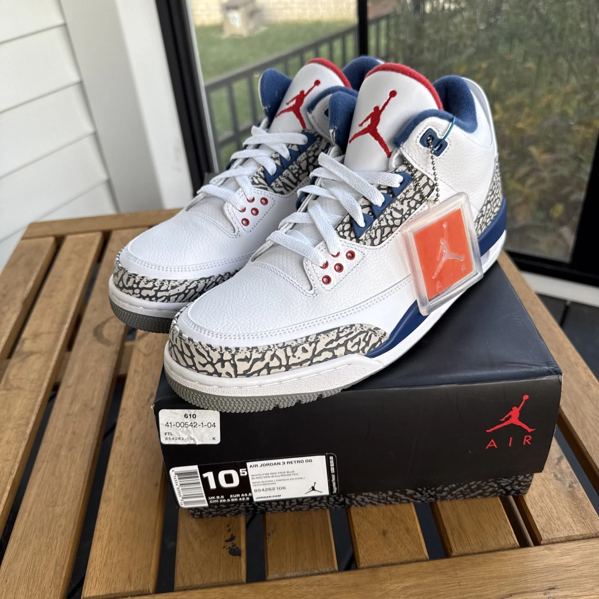 Jordan 3 Retro True Blue for Sale | Authenticity Guaranteed | eBay