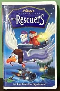 The Rescuer's Disney Masterpiece VHS 1999 ReIssue Mice Mouse Bernard Animation - Imagen 1 de 4