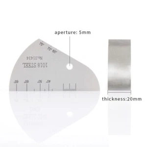 Bloque de calibración 1018 acero al carbono bloque de prueba NDT para detector de defectos ultrasónico - Imagen 1 de 20