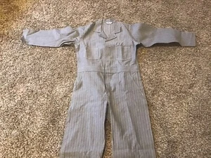 Vintage Key Imperial Engineer Coveralls Railroad Denim Made In USA Mechanic 40 - Picture 1 of 7
