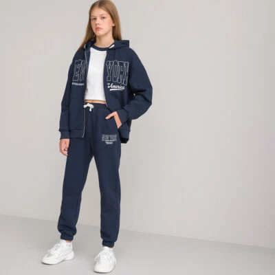 La Redoute Tracksuit Set Navy Blue New York XS / 14 Years / UK 6-8 -NEW - Image 1 of 4