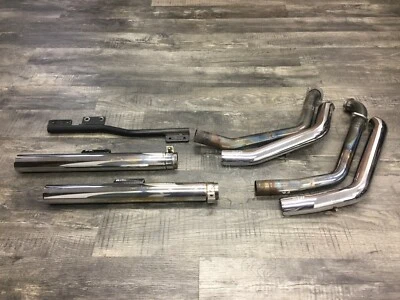 Sistema de escape silenciador Harley Davidson Softail Fat Boy Vance & Hines 2001 * Foto 1 de 4